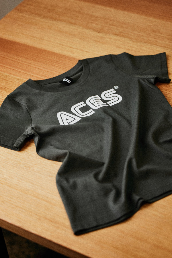 ACES kids t-shirt charcoal (sale)