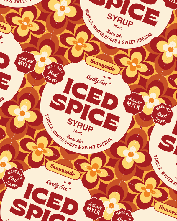 iced spice coffee syrup